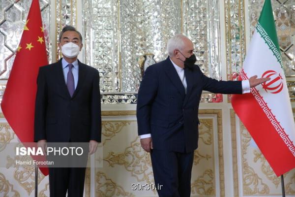 وزیر خارجه چین، با همتای ایرانی خود دیدار نمود