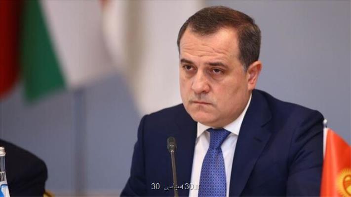 گزارش توئیتری وزیر خارجه آذربایجان از گفت وگوی خود با امیر عبداللهیان