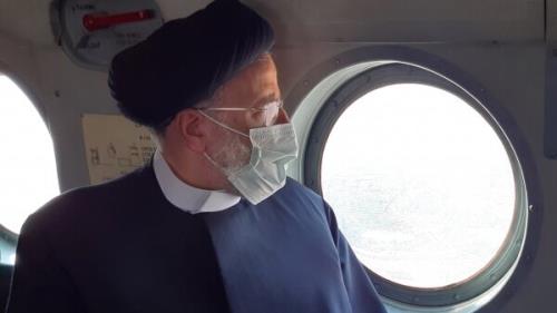 بازدید هوایی رئیس جمهور از نقاط مرزی با عراق و پایانه مرزی پرویز خان