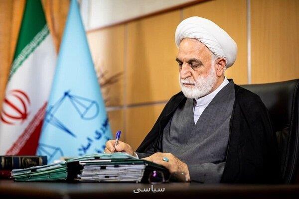 پیام تسلیت رییس قوه قضائیه در پی درگذشت مرحوم رمضان صابری